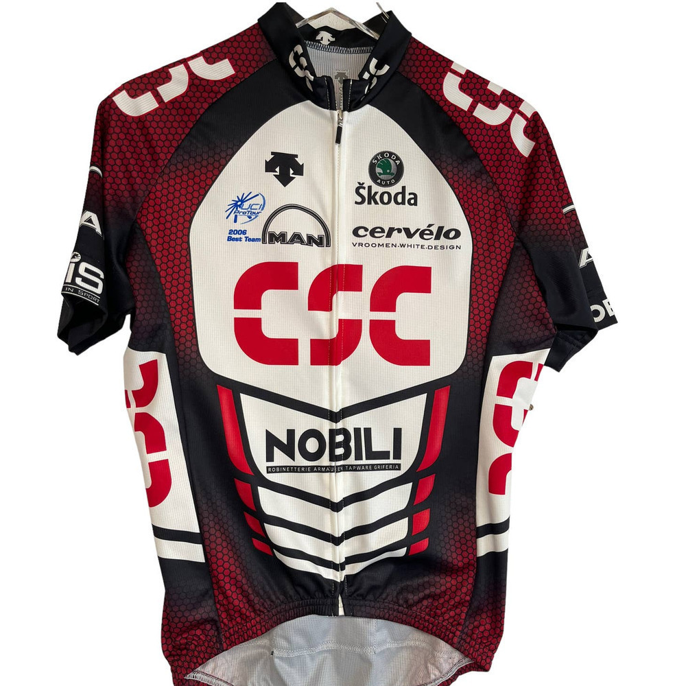 Descente Bicycle Cycling Skoda Cervelo Shirt